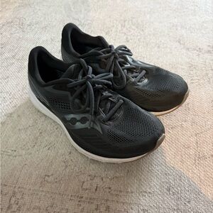 Saucony Women’s Charcoal and White Athletic Shoes